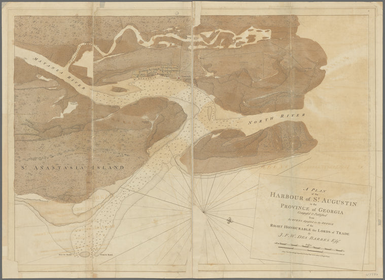 A plan of the harbour of St. Augustin in the province of Georgia