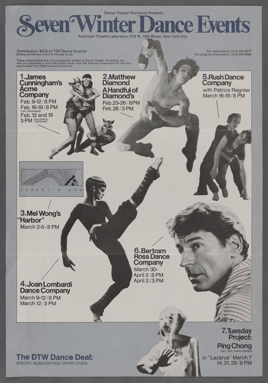 Dance Theater Workshop presents Seven Winter Dance Events