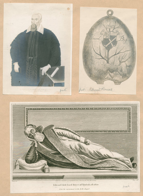 Sir Edward Bruce. [Three images]