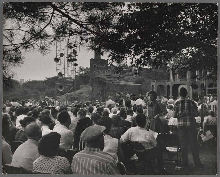 Shakespeare in the Park audience