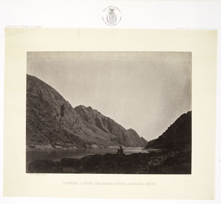 No. 15. Iceberg Cañon, Colorado River, looking above.