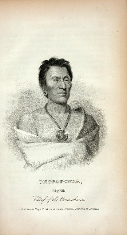 Ongpatonga (Big Elk) Chief of the Omawhaws.