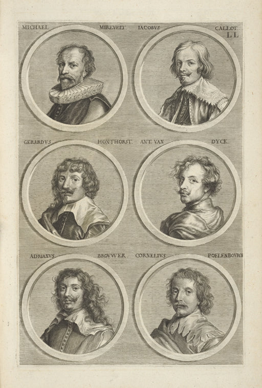 Bust portraits.] Michael Mirevelt, Iacobus Callot, [...]