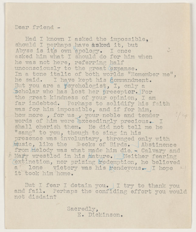 2 A.L.S. to [Benjamin Kimball?]