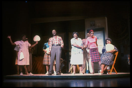 Actors (3L-R) Chuck Cooper, Jean Cheek, Helena-Joyce Wright & Ruth Brown in a scene fr. the Broadway musical "Amen Corner." (New York)