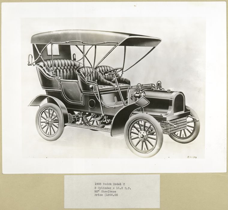1905 Buick Model C  - 2 cylinder - 16.2 H.P.