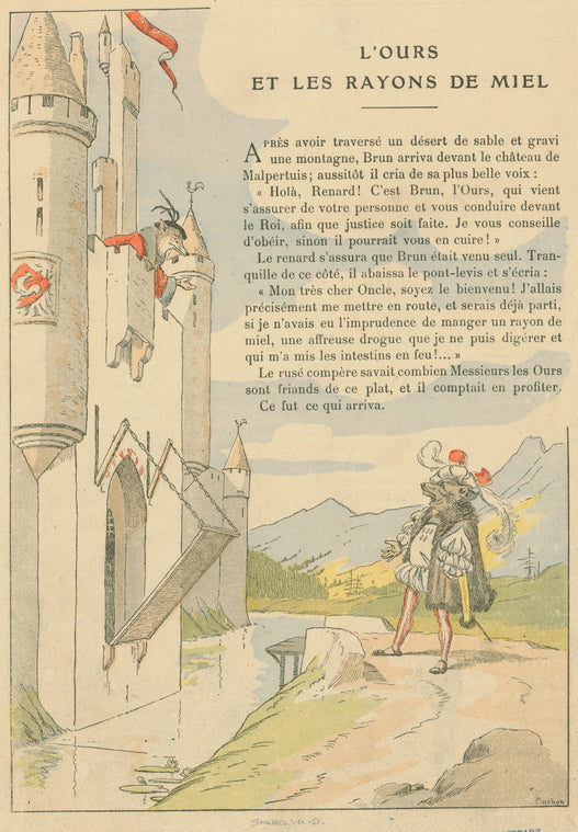 L'Ours et les rayons de miel.