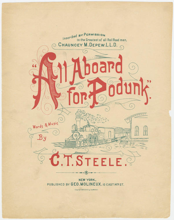 All aboard for Podunk