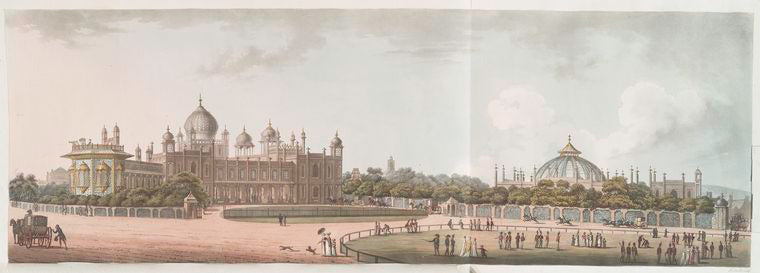 North-front towards the Parade (before and after).