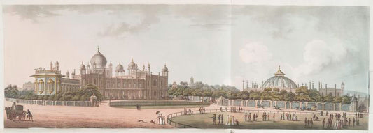 North-front towards the Parade (before and after).