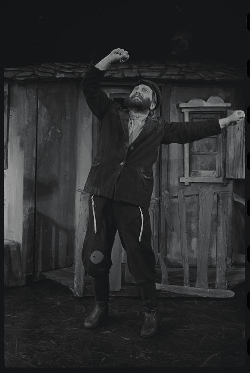 Luther Adler in the touring stage production Fiddler on the Roof