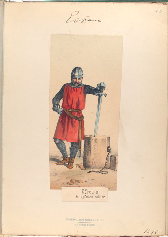 Egecutor de la justicia militar. 1275