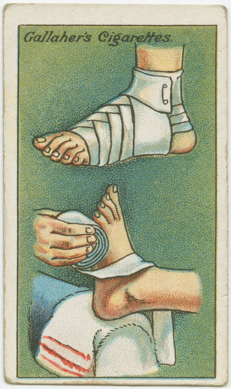 How to bandage a foot.