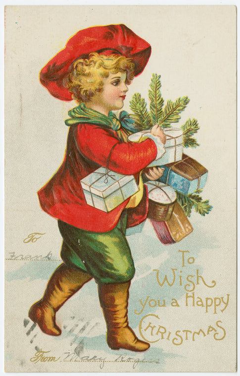 To wish you a happy Christmas.