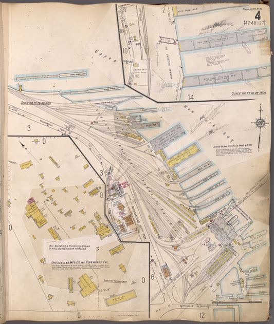 Staten Island, V. 1, Plate No. 4 [Map bounded by New York Bay, Borough Pl., Richmond Ter.]