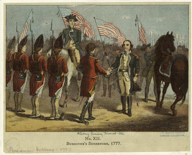 Burgoyne's surrender, 1777
