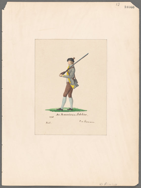 An American Soldier. 1778