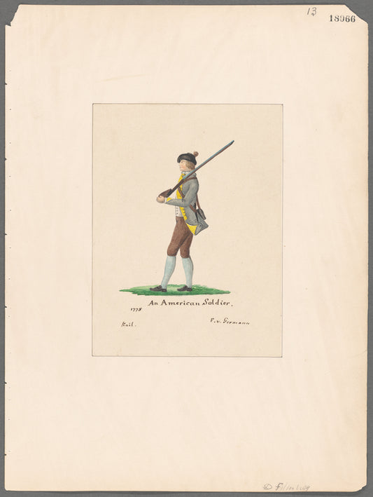 An American Soldier. 1778