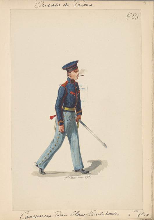 Italy. Parma, 1850-1851
