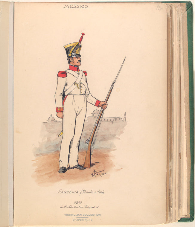 Fanteria (tenuta estiva). 1847 dall' "Illustration Francaise."
