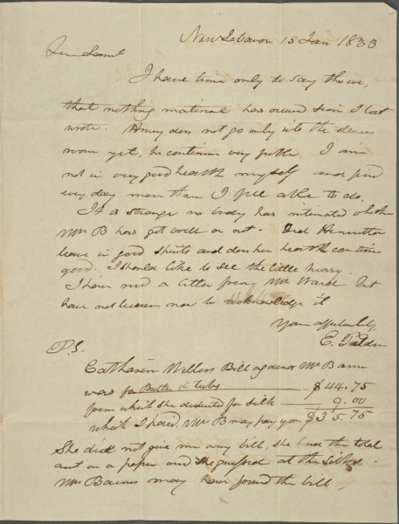 Tilden, Elam, 1833