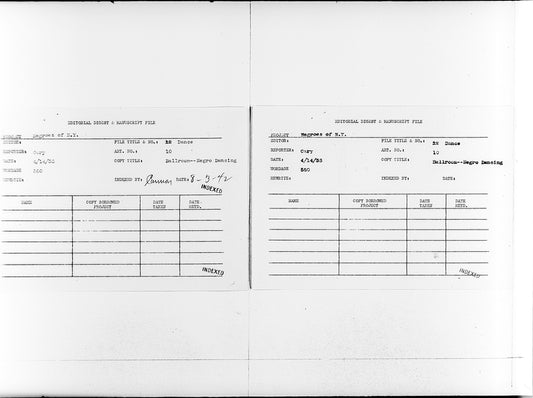 "Ballroom Negro Dancing"