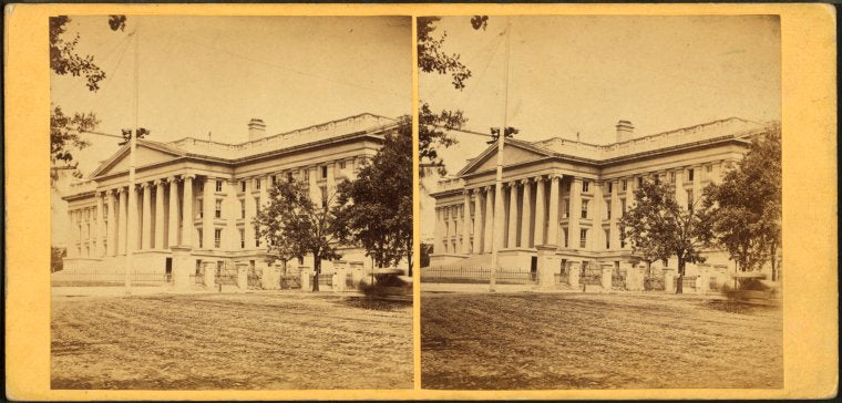 Treasury Building, South Front.