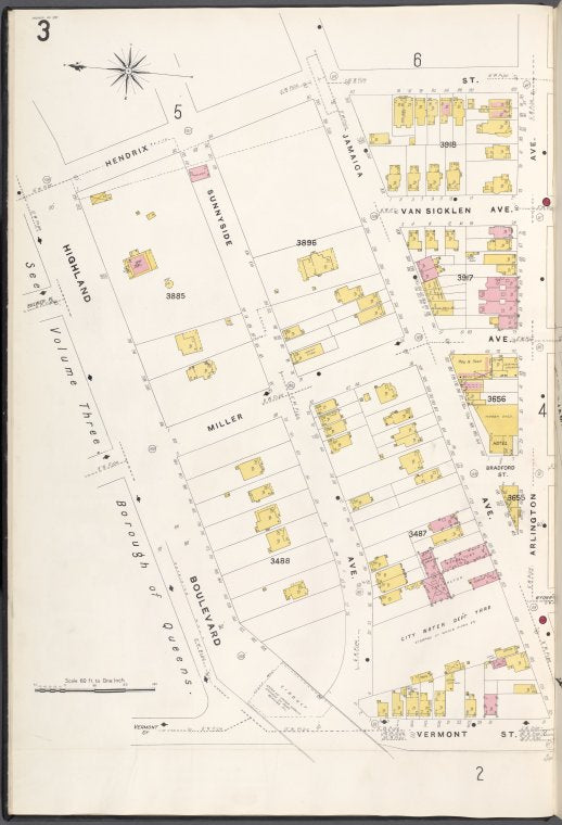 Brooklyn V. 8, Plate No. 3 [Map bounded by Hendrix St., Arlington Ave., Vermont St., Highland Blvd.]