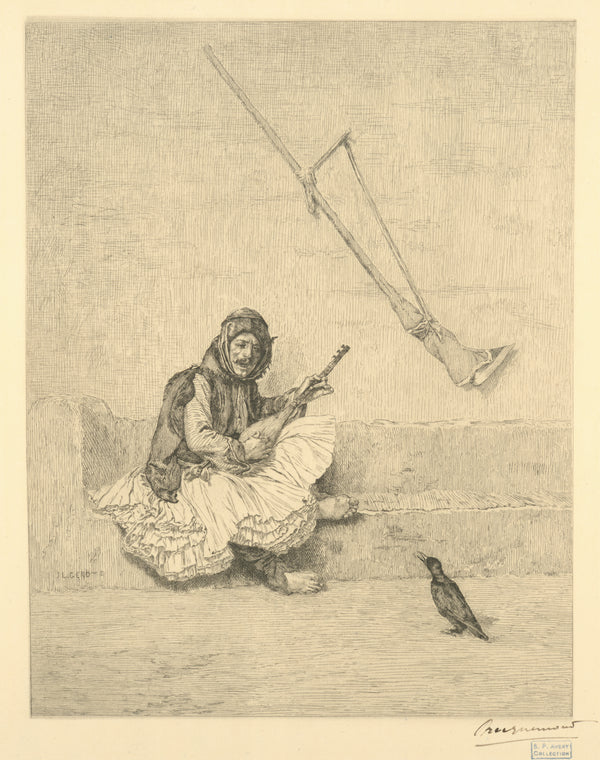 Un duo, d'après Gérôme.