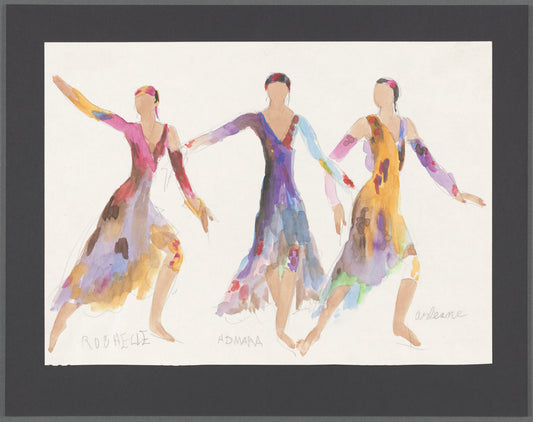 Bury Me Standing: costume design for Rochelle, Admara, and Arlene