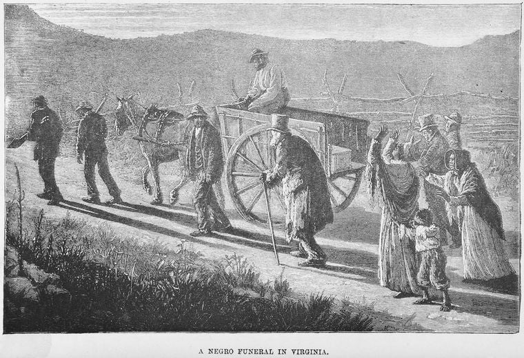A Negro funeral in Virginia.