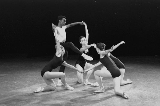 New York City Ballet production of "The Four Temperaments" with Arthur Mitchell, choreography by George Balanchine (New York)