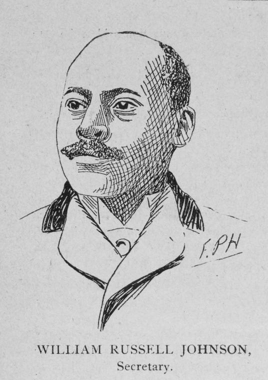 Officers of the League; William Russell Johnson, Secretary.