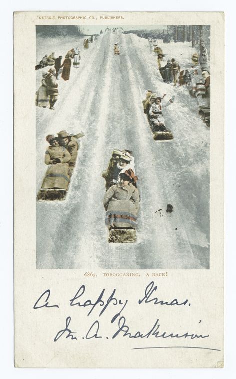 A Race, Toboganning, Montreal, Que.
