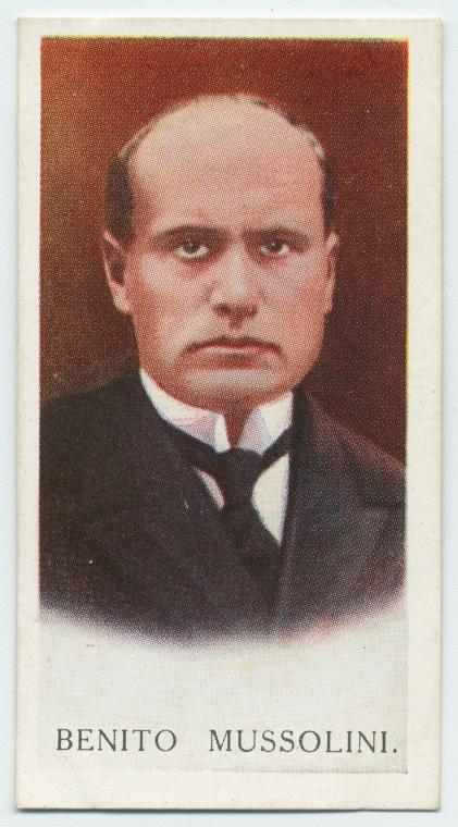 Benito Mussolini.