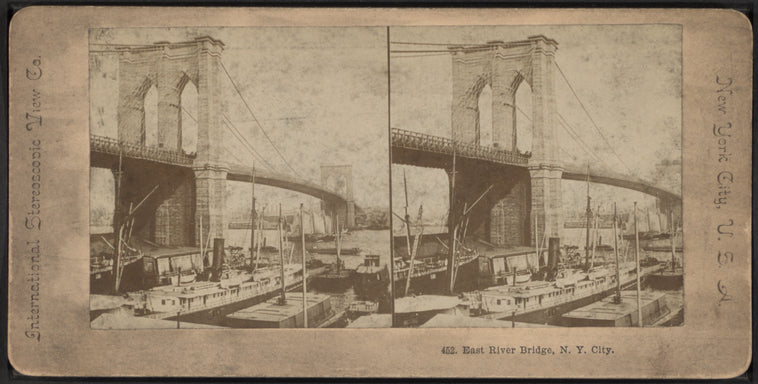 East River bridge, N.Y. City.