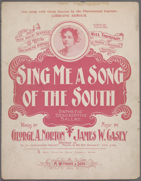 Sing me a song of the South