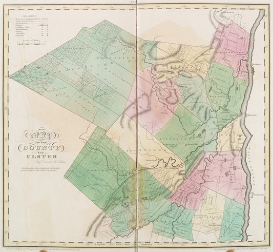 Map of the county of Ulster