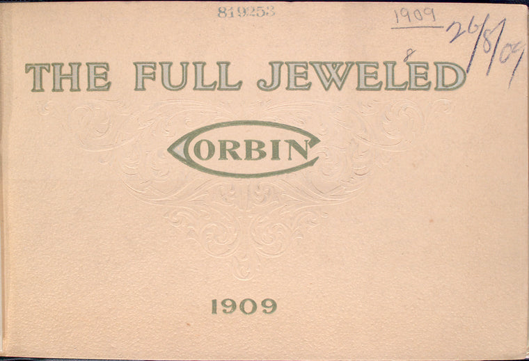 The full jeweled Corbin, 1909 [Front cover].