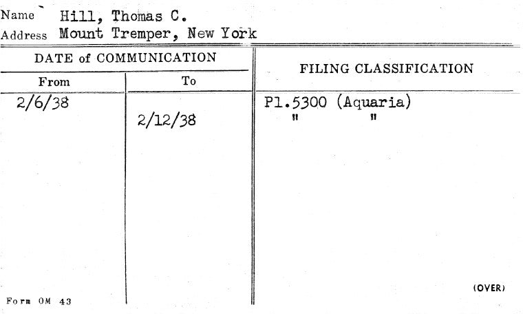 Hill, Thomas C.