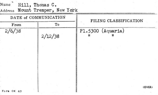Hill, Thomas C.