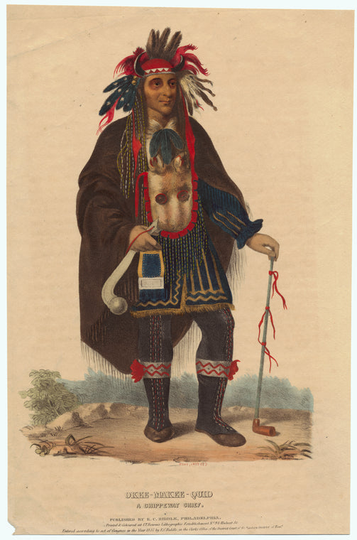 Okee-makee-quid : A Chippeway chief