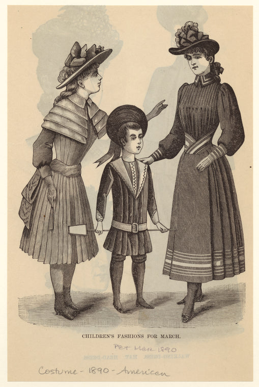 Children's fashions for March