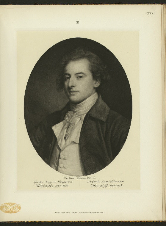 Graf Andrei Petrovich Shuvalov, 1744-1789.