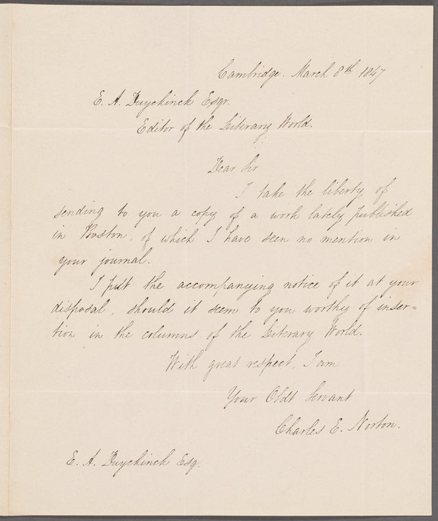 Norton, Charles Eliot (1827-1908)