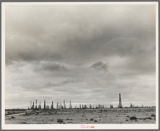 Oil fields. Kern County, California