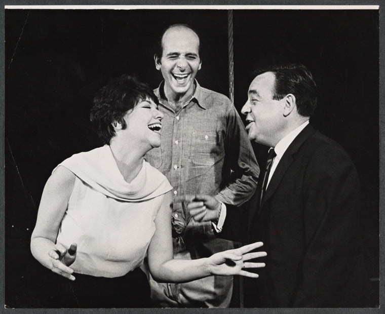 Dorothy Loudon, Herb Edelman and Tom Bosley from the touring stage production Luv