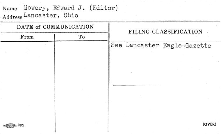 Mowery, Edward J. (Editor)
