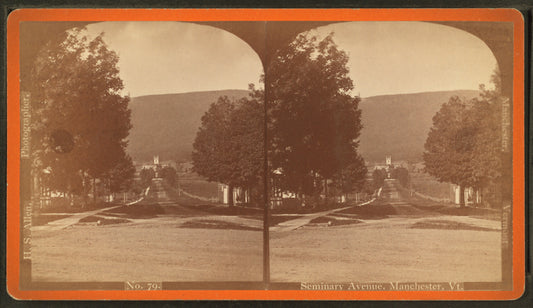 Seminary Avenue, Manchester, Vt.