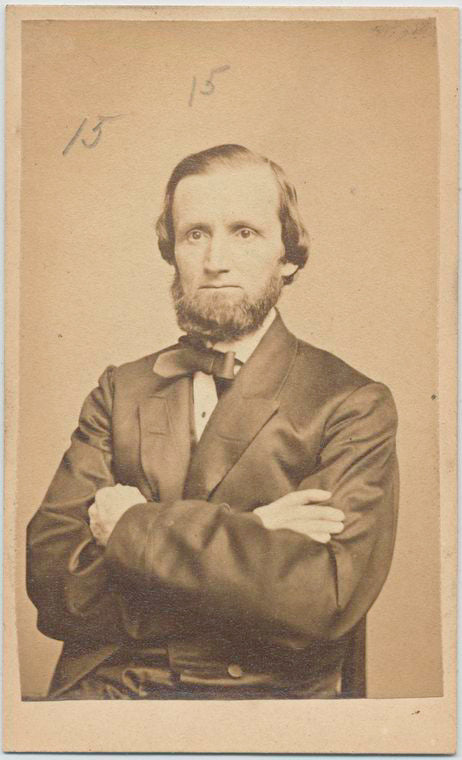 Orange Judd, Esq. [half-length, arms crossed]. New York : K.W. Beniczky, photographer